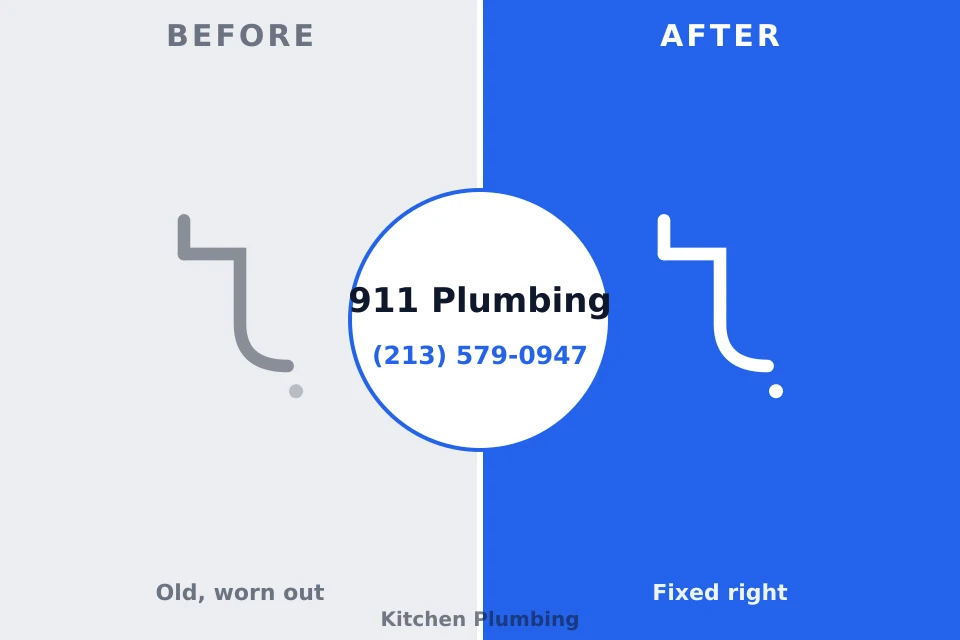 Before and after: plumbing repair Trappe, MD